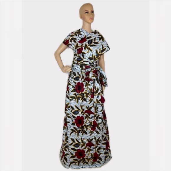 Ankara Infinity Maxi Dress - Picture 6 of 12